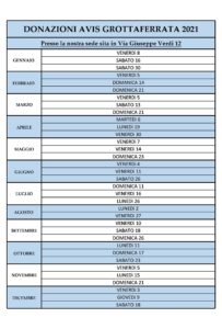 CALENDARIO 2021